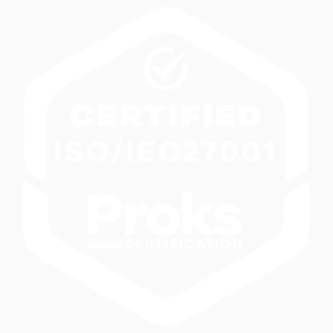 ISO/IEC 27001 certified by Proks Certification GmbH