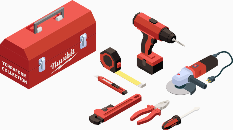 Illustration of tools service